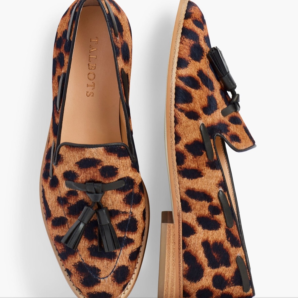 Talbots Leighton Tassel Loafers - Calf Hair